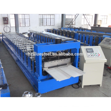 Cheap Good Quality Standing Seam Metal Roof Machine , Aluminum Steel Self Lock Selflock Panel Roll Forming Machine